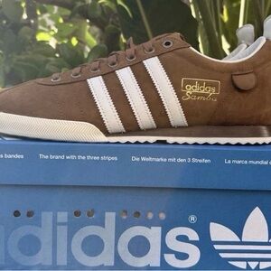adidas Samba Brown and White Men's Sneakers